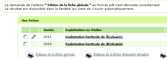 Message lorsqu'une édition PDF s'est déroulée correctement.